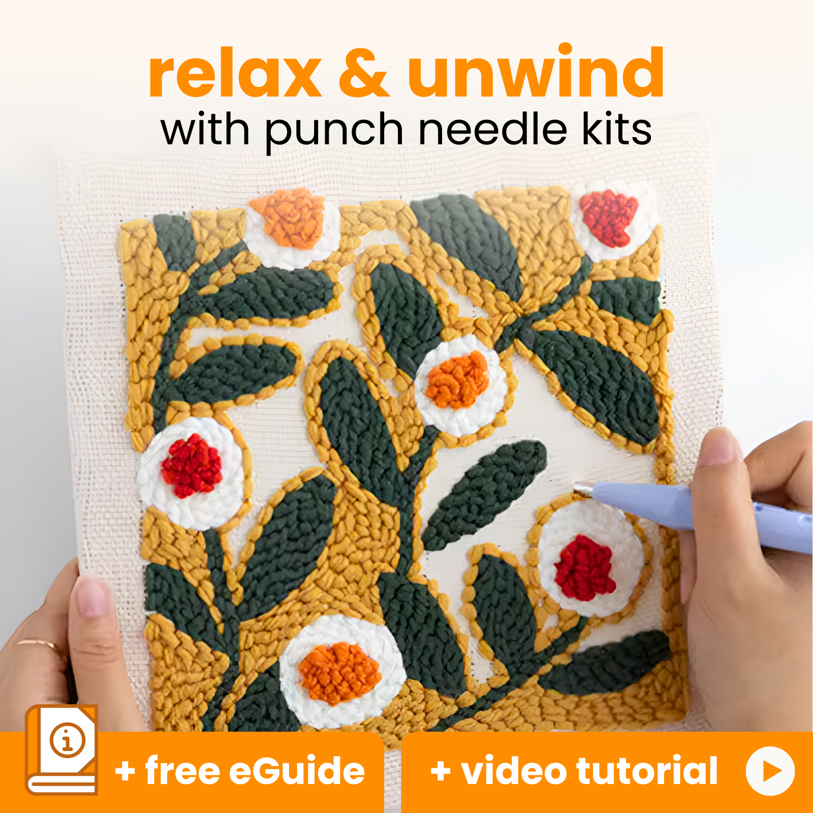 Punchora Punch Needle Kit With Threads