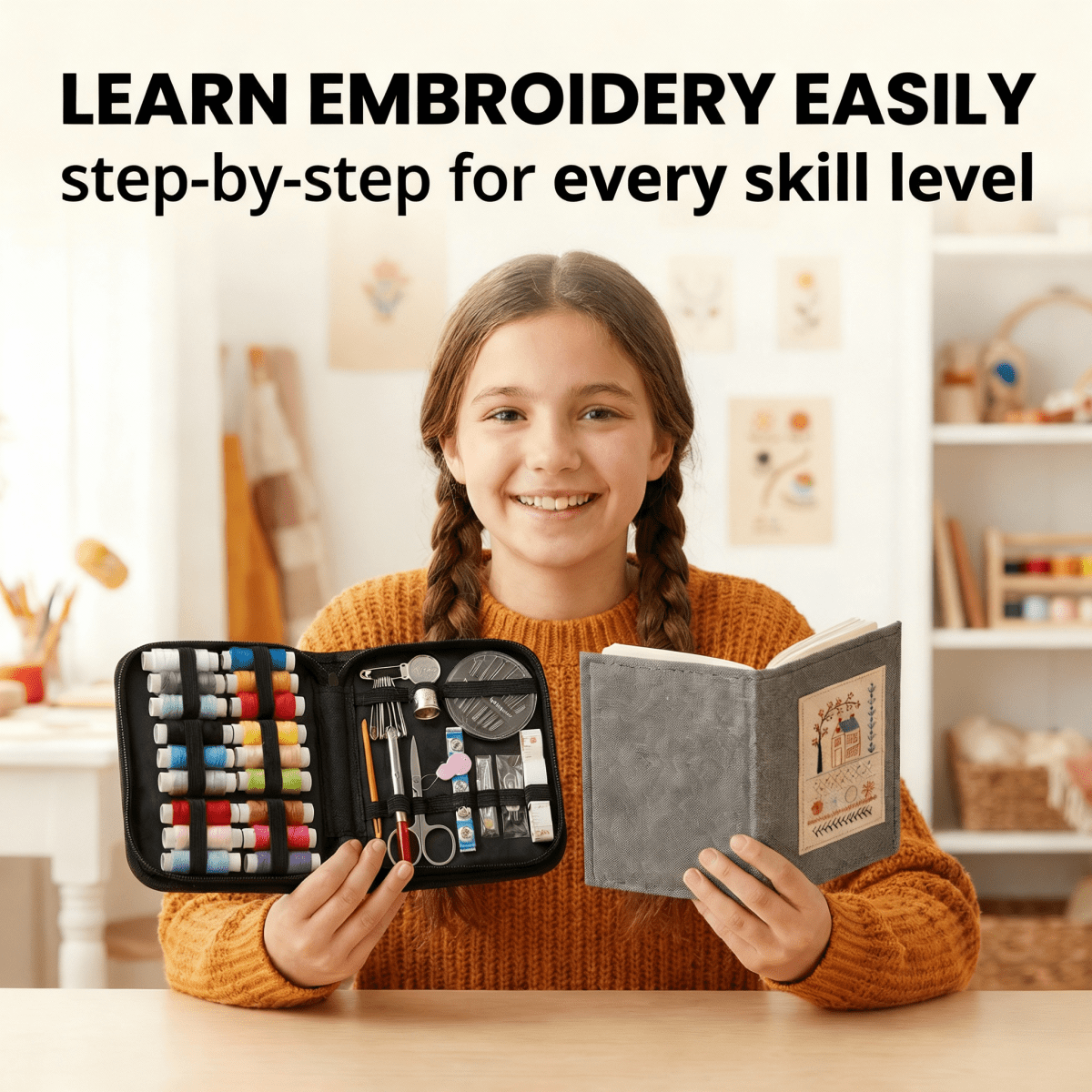 DIY Embroidery Stitch Book