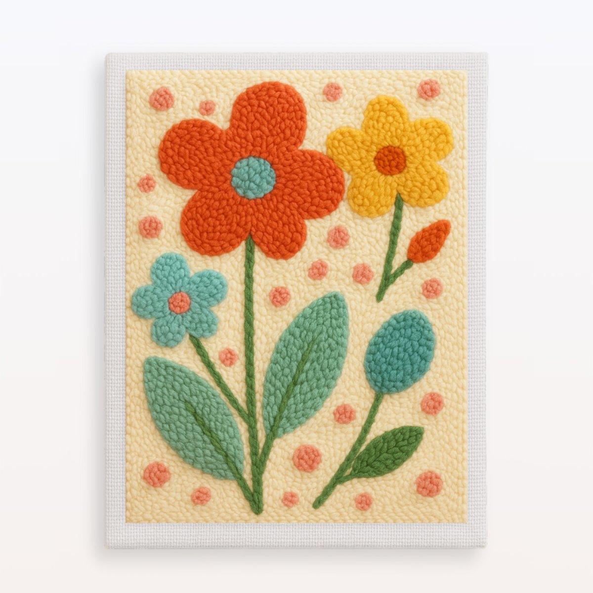 Wildflower Field Punch Needle Kit I DIY Craft Set by Punchora